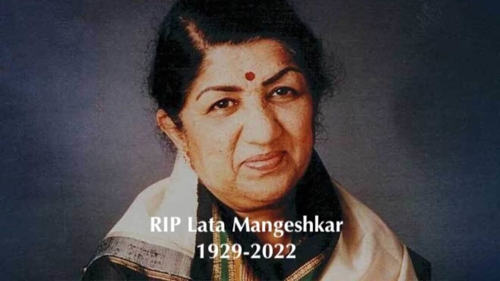 Famous Singer Lata Mangeshkar Has Died