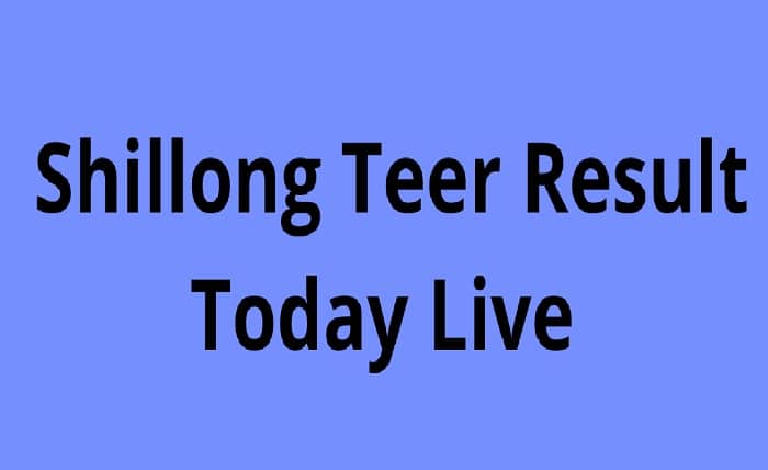 shillong teer result today