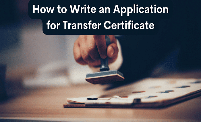 application for transfer certificate