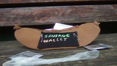 furry sausage wallet