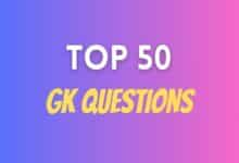 50 gk questions with answers