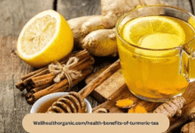 Wellhealthorganic.com Health Benefits of Turmeric Tea