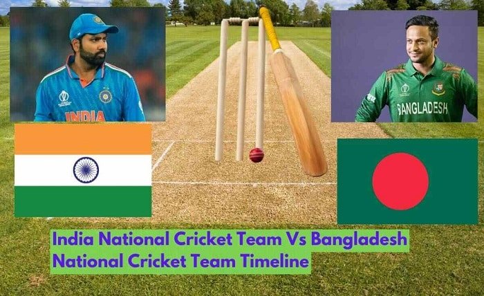 India National Cricket Team vs Bangladesh National Cricket Team Timeline