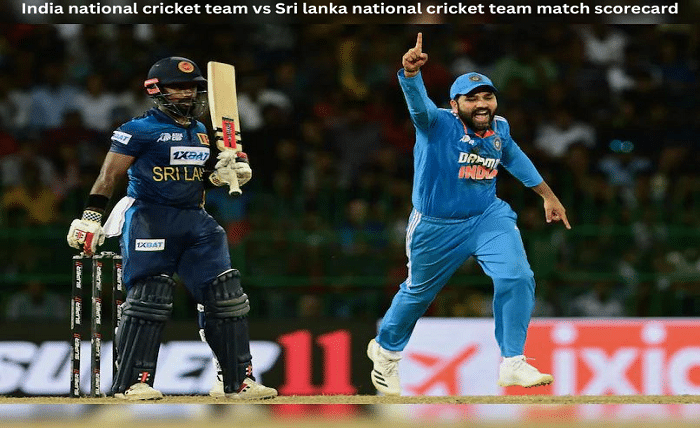 Sri Lanka National Cricket Team vs India National Cricket Team Match Scorecard