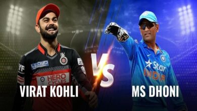 Virat Kohli vs MS Dhoni