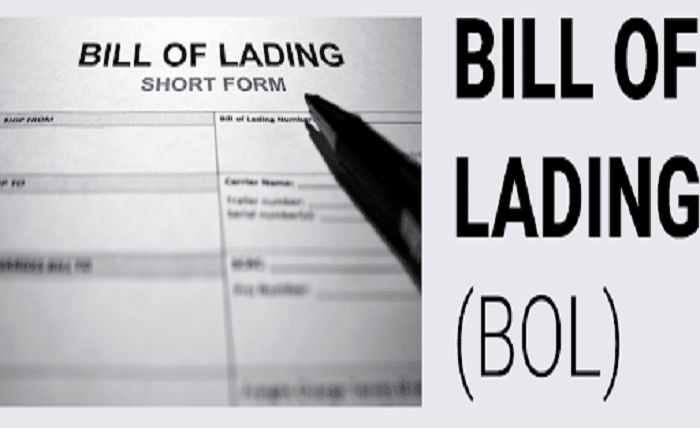 BILL OF LADING