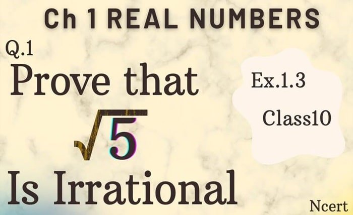 Prove That Root 5 is Irrational