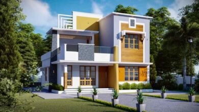 Double Floor Normal House Front Elevation Designs