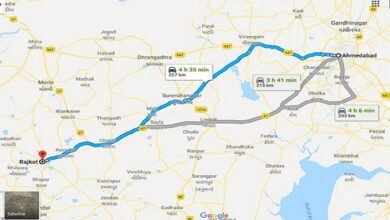 Ahmedabad to Rajkot Distance