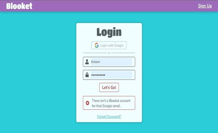 bloket login