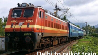 delhi to rajkot train