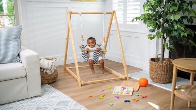 Baby Swing Set