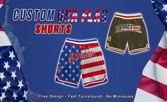 Patriotic Workout Shorts