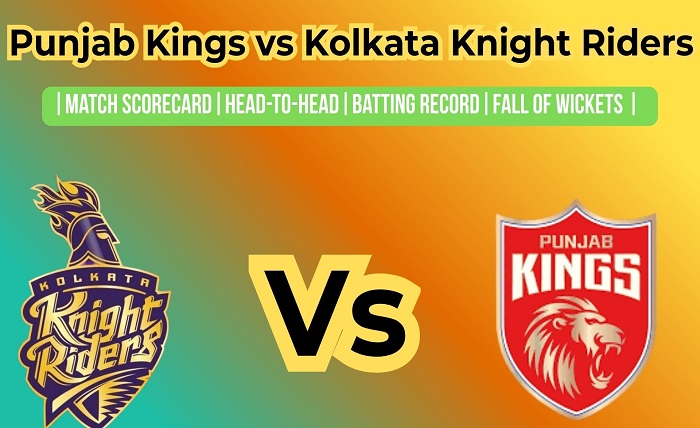 kolkata knight riders vs punjab kings timeline